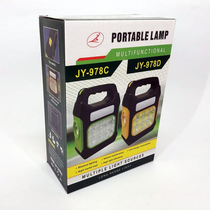 Solar Camping Lantern with Power Bank Function, JY-978D / Portable Rechargeable Lantern