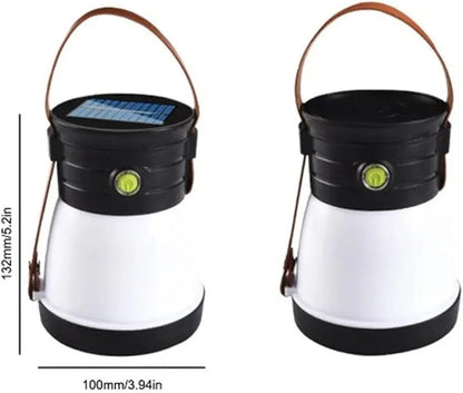 Emergency Light Multifunctional Camping Lantern Lamp, Black and White - ZJ-1158