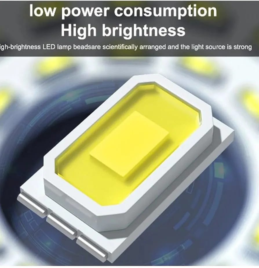 Emergency Light Multifunctional Camping Lantern Lamp, Black and White - ZJ-1158