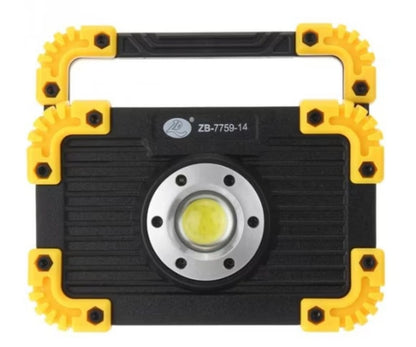 Portable COB LED Floodlight USB Charging Rechargeable Spot Work Outdoor Camping Lamp