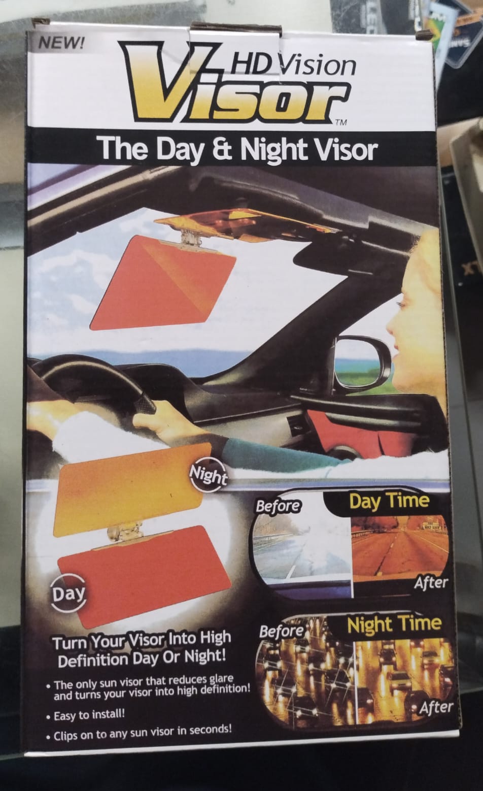 HD Sun Visor for FOGGY weather - The Day &amp; Night