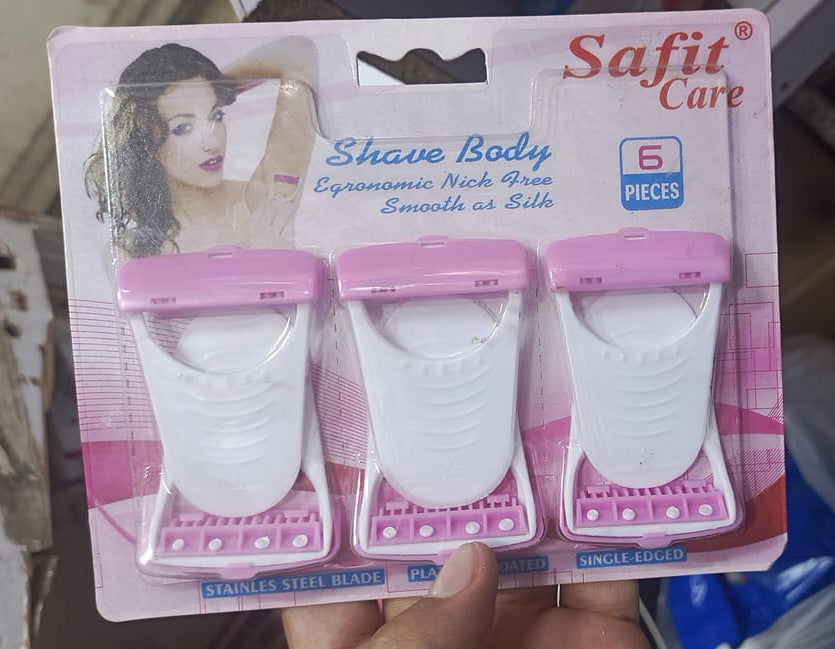 6 Pcs Set Safit Women Razor Disposable Body Shaving Razor