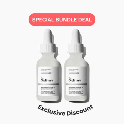 (PAck Of 2 ) The Ordinary Niacinamide 10% + Zinc 1 %