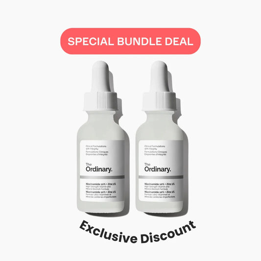(PAck Of 2 ) The Ordinary Niacinamide 10% + Zinc 1 %