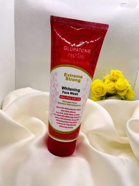 Glupatone Whitening Face Wash GS 120 - Extreme Strong Powerful Whitening for