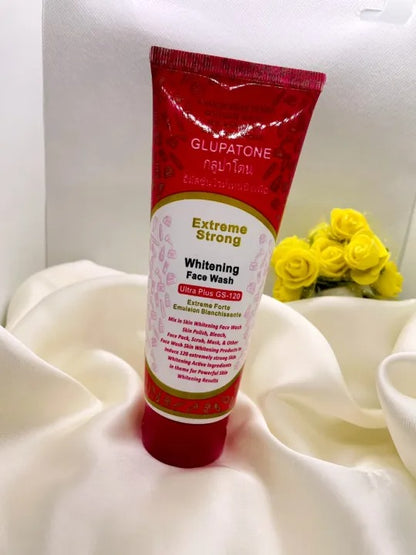 Glupatone Whitening Face Wash GS 120 - Extreme Strong Powerful Whitening for