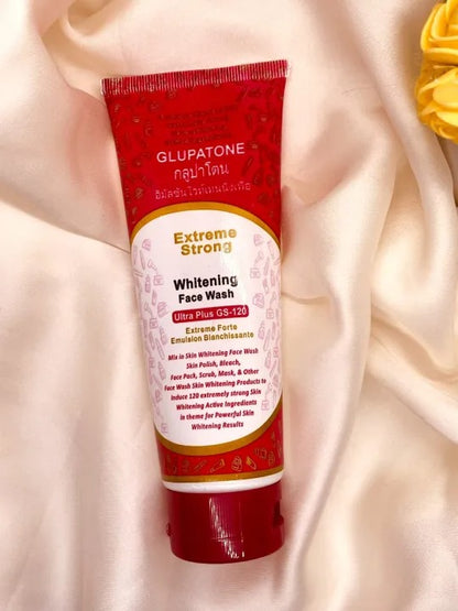 Glupatone Whitening Face Wash GS 120 - Extreme Strong Powerful Whitening for