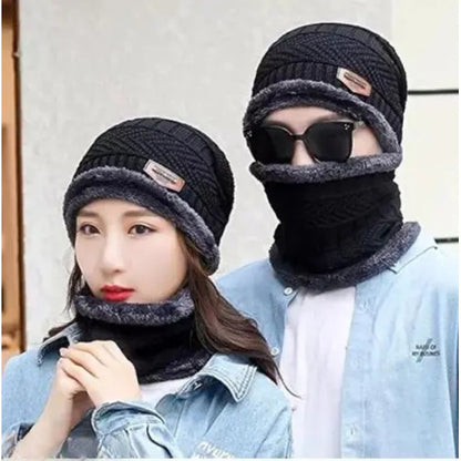 Couple Pack of 2 Combo - woolen winter beanie Head cap with