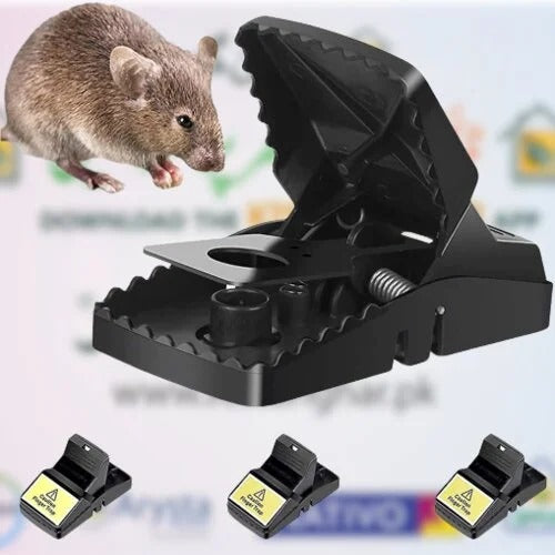 Heavy Duty Plastic Mouse Trap | Reusable Mouse Catcher | Best Quality