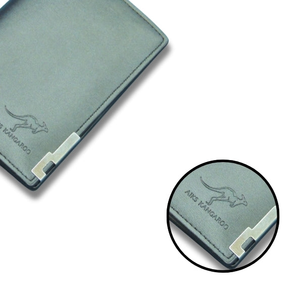 Men's Leather Half Long Wallet