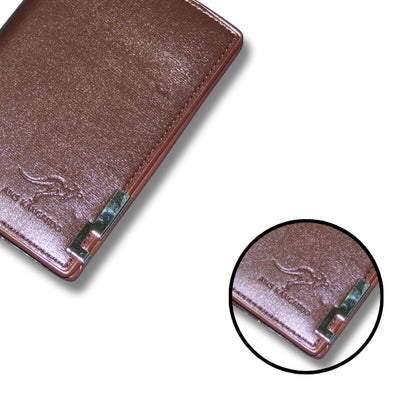 Men's Leather Half Long Wallet