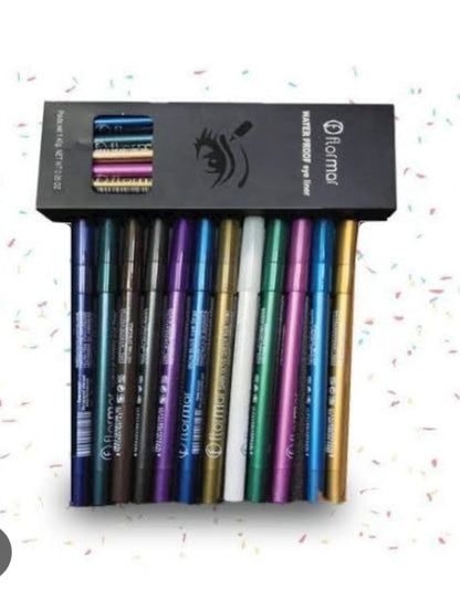 Flormor pencil pack of 12 | Flormal Eye Liner Pencil 12 Pencils