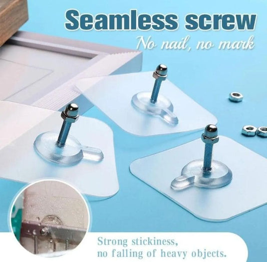 Self Adhesive Wall Screws Self Adhesive Hanging Nails Adhesive Screws Wall Mount