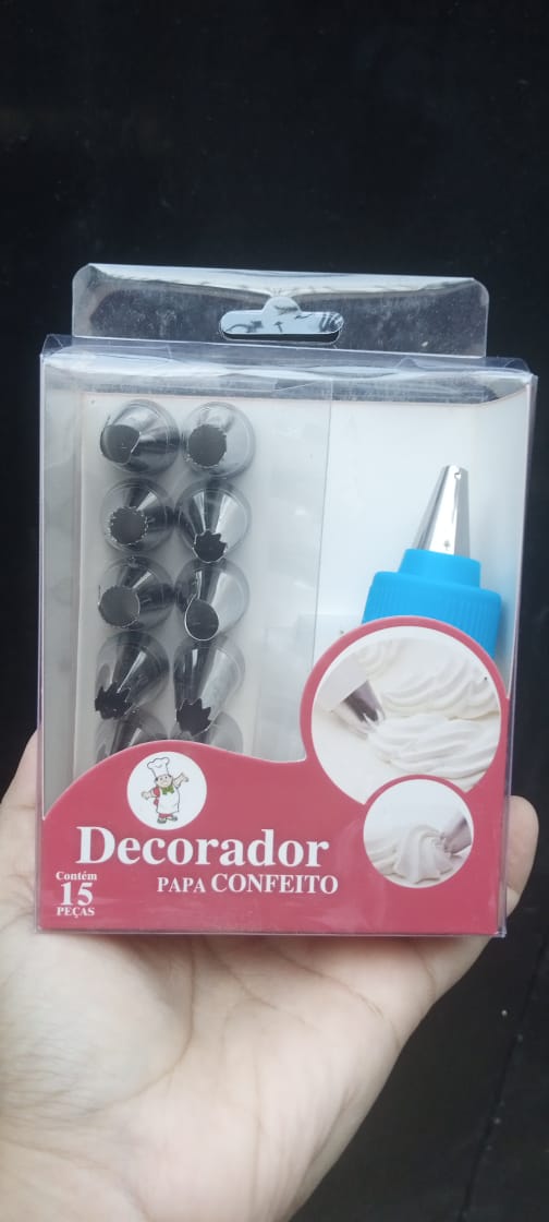 15pcs Piping Nozzles Pastry Cream Tips Stainless Steel