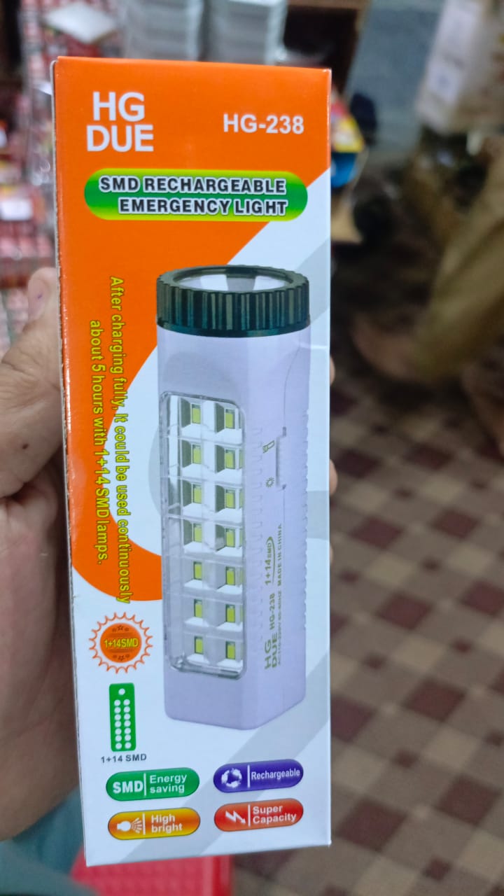 Rechargeable SMD FlashLight, HG-238, High quality, durable Study Torch Lamp Light, Long