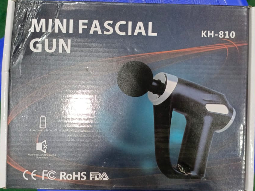 New Imported KH-810 Mini Facial Gun Rechargeable Handheld Muscle Massager (random color)