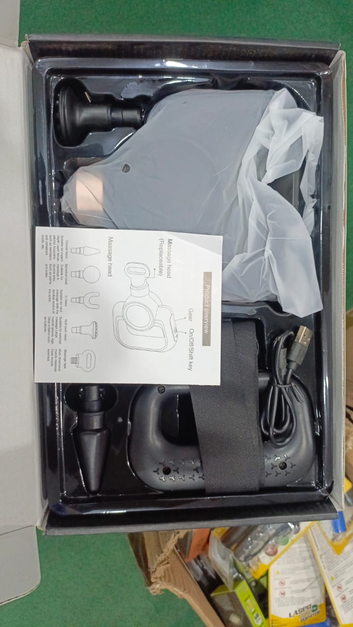 Rechargeable Massager Facial with Belt Model HB-016 04 Massage head attachement