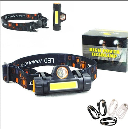Portable Mini High Power LED Headlamp Flashlight for outdoor camping and cycling,