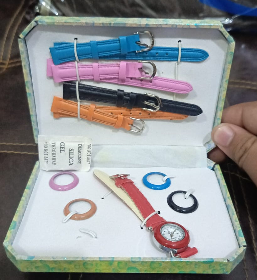 Bindas Collection 5 In 1-Multi Dials &amp; Strap Wrist Watch