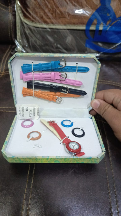 Bindas Collection 5 In 1-Multi Dials &amp; Strap Wrist Watch