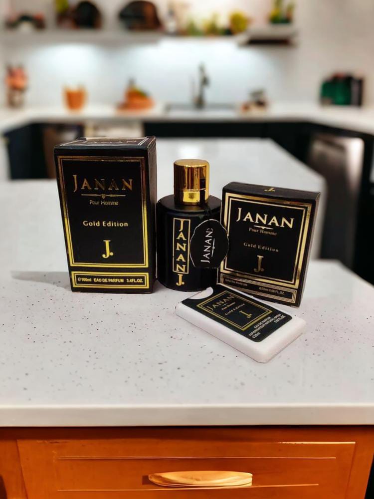 J. Janan Gold Edition Long Lasting Fragrance Perfume Set (pack of
