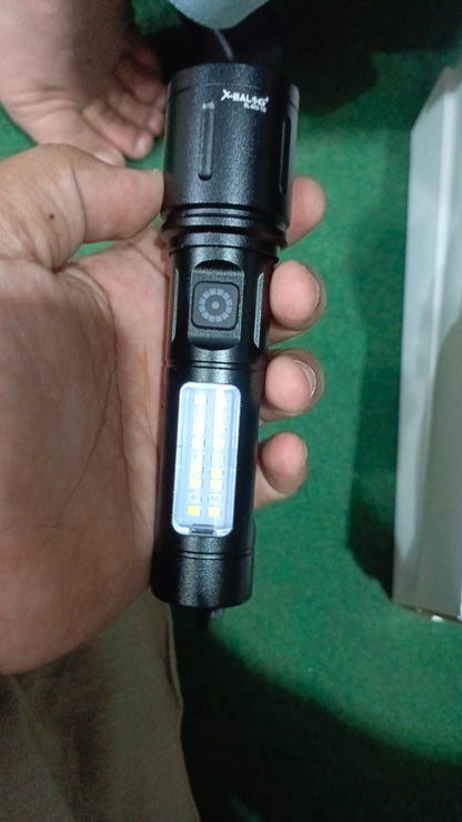 Rechargeable White Laser Super Battery Aluminum LED Flashlight, Body Tactical,Long Battery