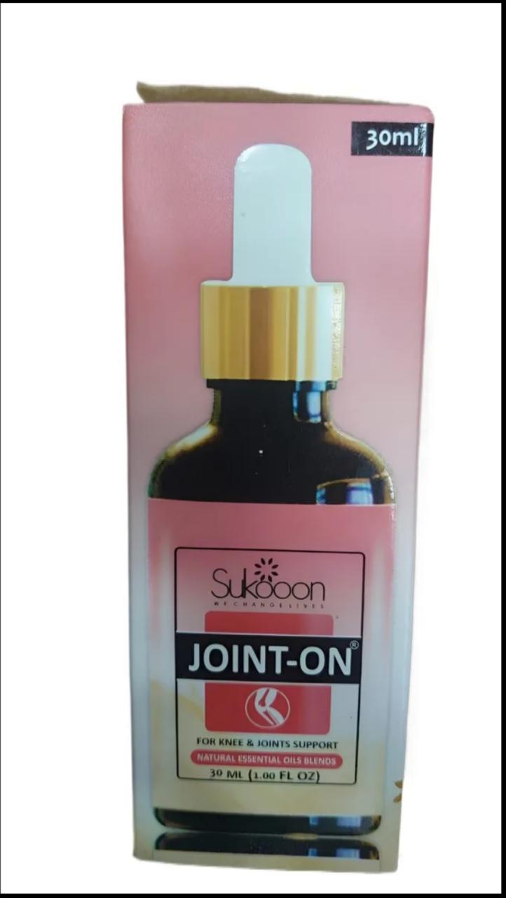 Sukoon Joint On Essential Oil Blend for pain in joints, back pain,