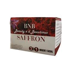 B and B Saffron Whitening Facial Kit 3 in 1 - Urgent