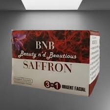 B and B Saffron Whitening Facial Kit 3 in 1 - Urgent