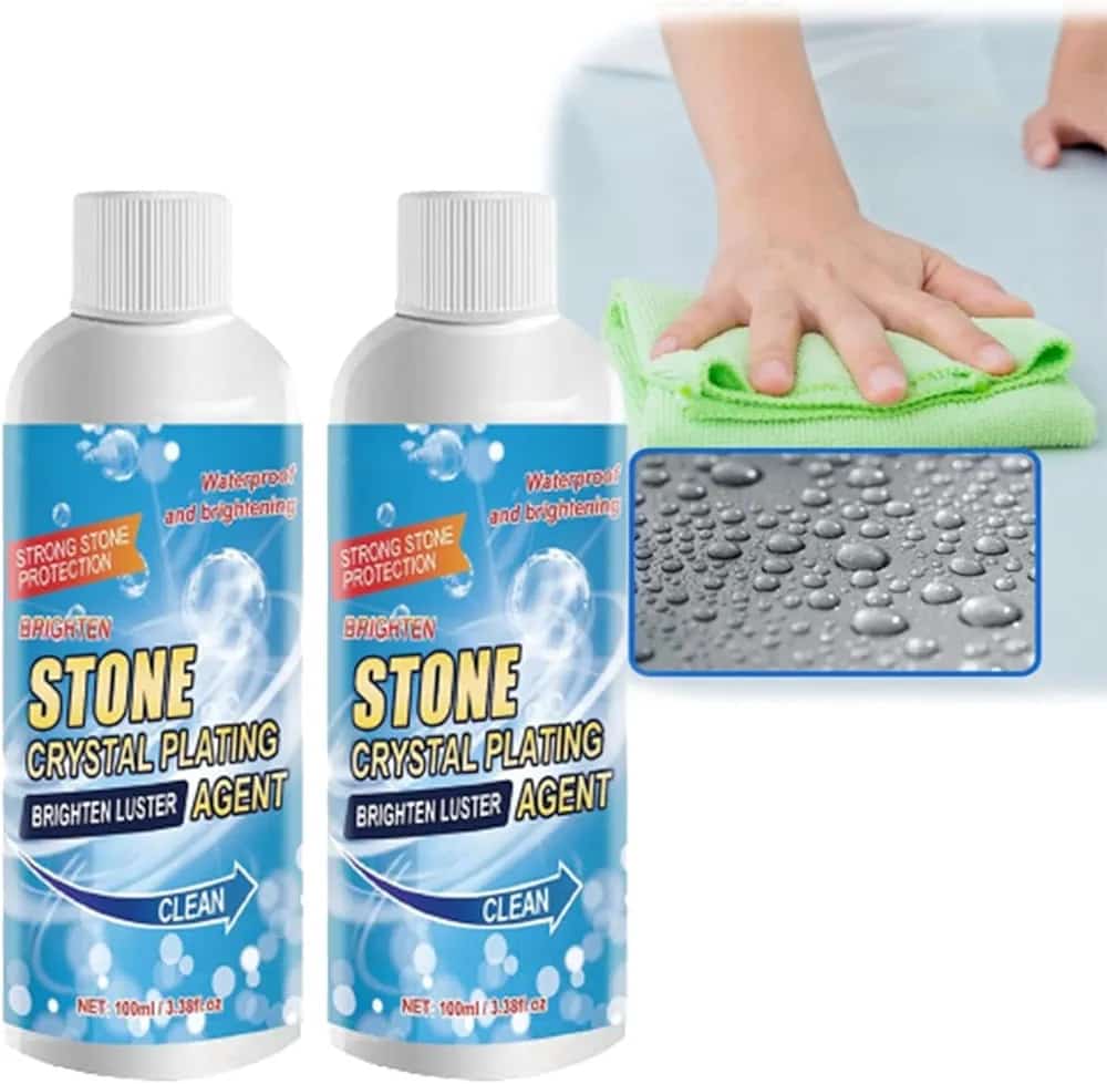 Stone crystal Agent Cleaner, Marble Cleaner and Polish, Universal Stone Cleaner(Tile cleaner)
