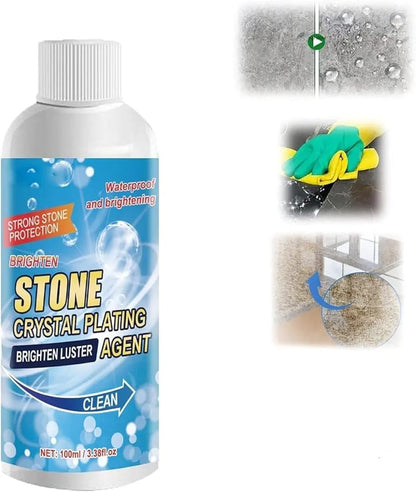 Stone crystal Agent Cleaner, Marble Cleaner and Polish, Universal Stone Cleaner(Tile cleaner)