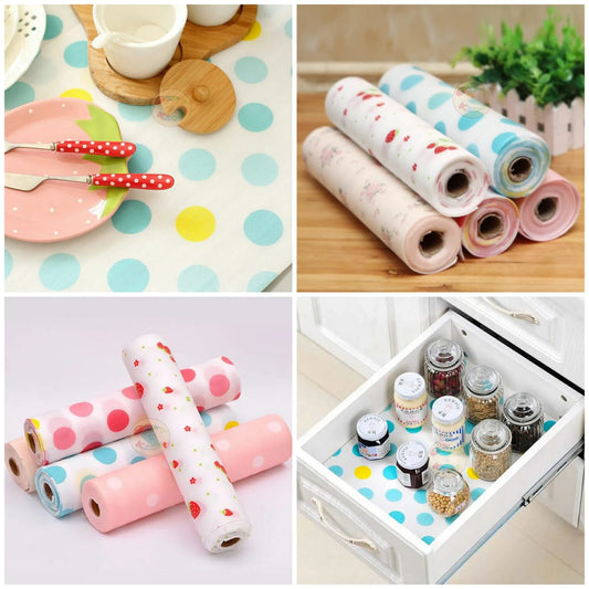 1 Roll - Kitchen Polka Foamic Sheet ( 45 x 150cm )