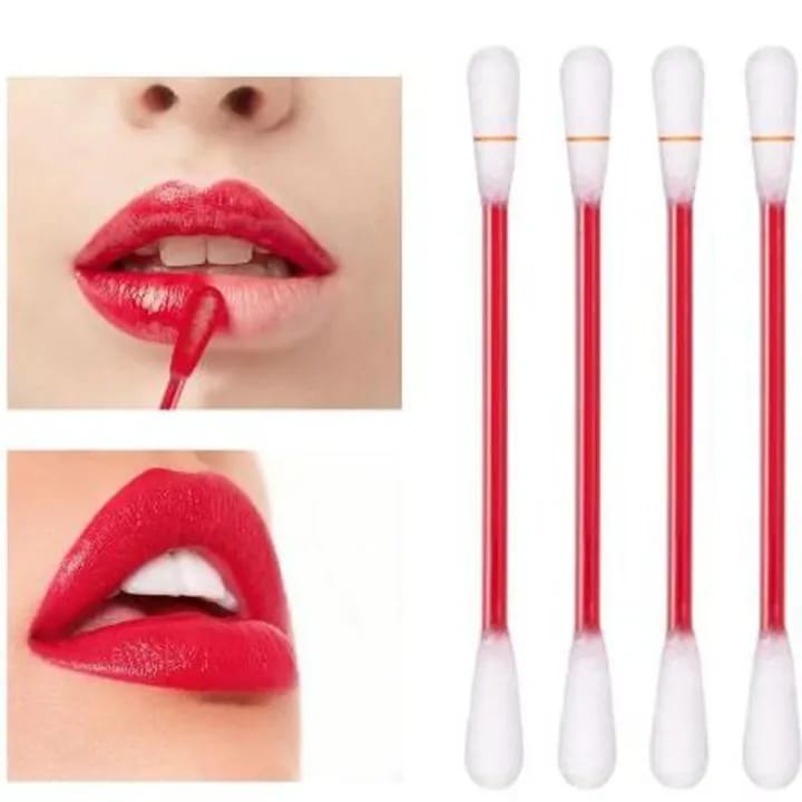 20 Pcs Long Lasting Cotton Bud Lipstick Lip Tint Multicolor