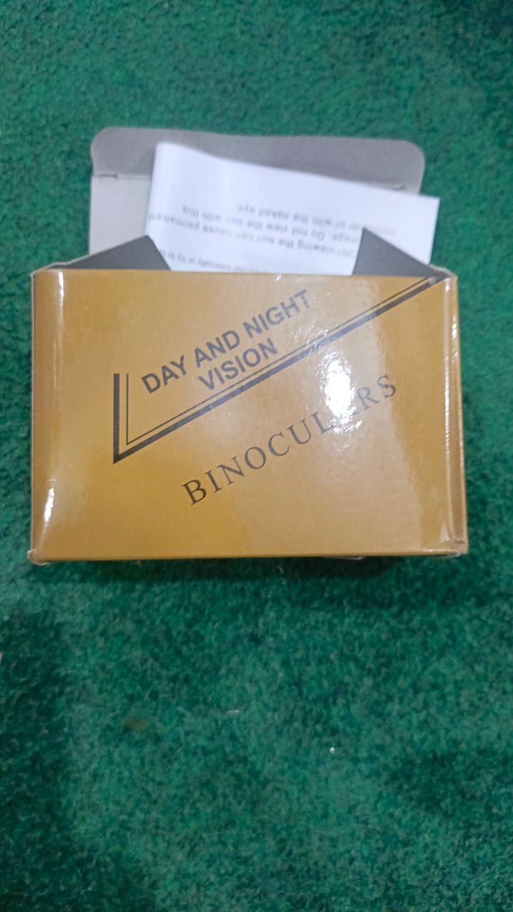 30x60 Compact Folding Binoculars, Folding Telescope With Clean Cloth and Carry Case