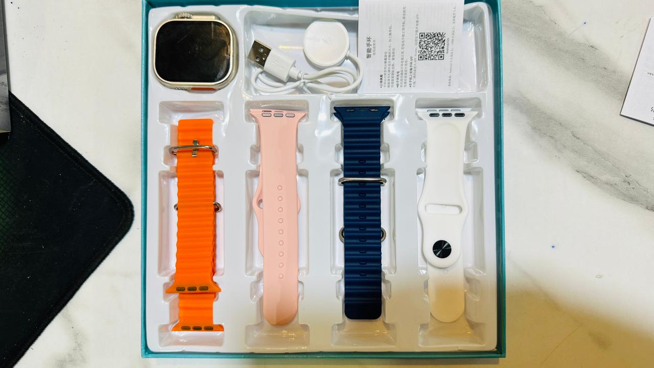 4 in 1 ultra smart watch with Emulated Display (random color)