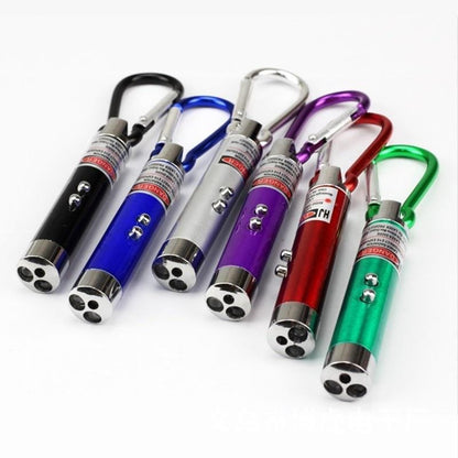 Pack of 10 Laser LED Light with Key Chain | Mulituse Laser