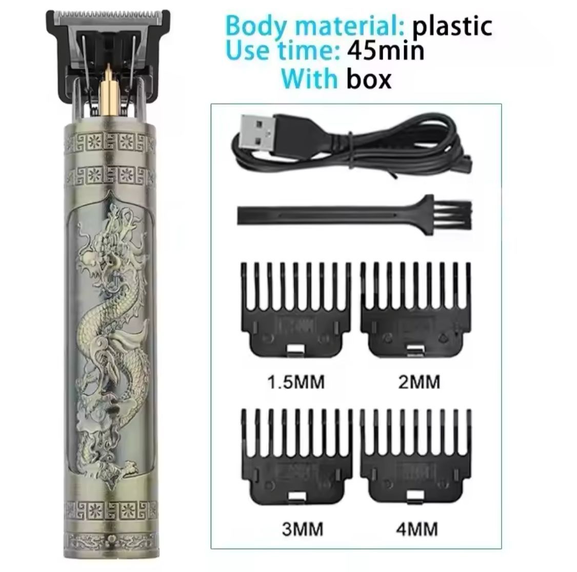 Alloy body (plastic ) - Vintage T9 Trimmer and Hair Clipper Cutting