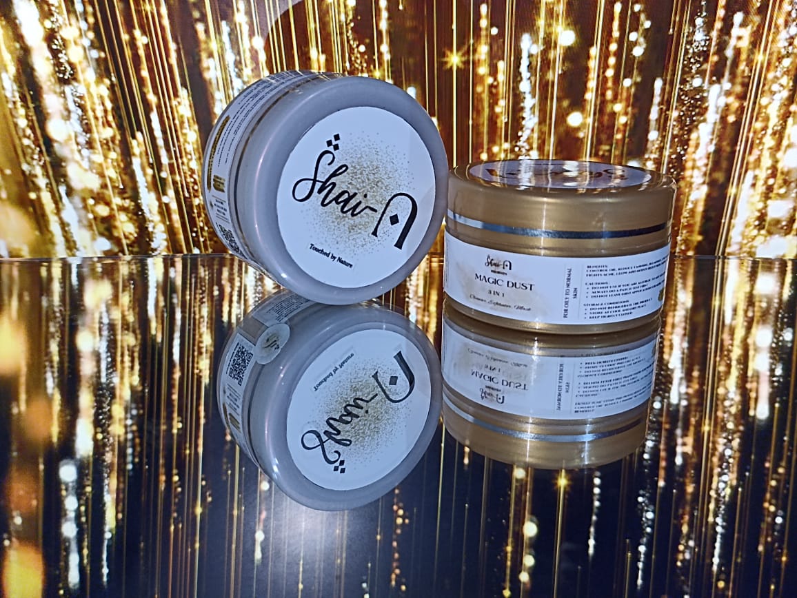 Shai_N , Rice Dust powder mask and scrub with additional deep cleansing