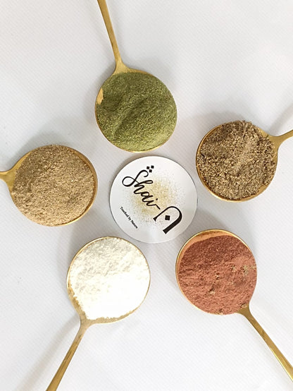 Shai_N , Rice Dust powder mask and scrub with additional deep cleansing