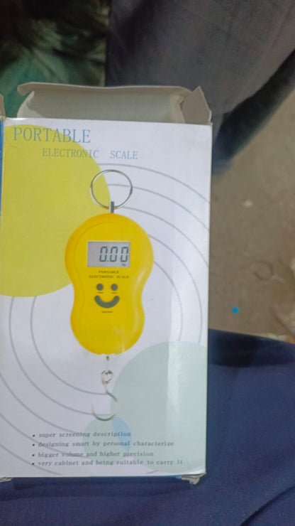 Utility Luggage Scale 50Kg Mini Digital Scale for Fishing Luggage Travel Weighting