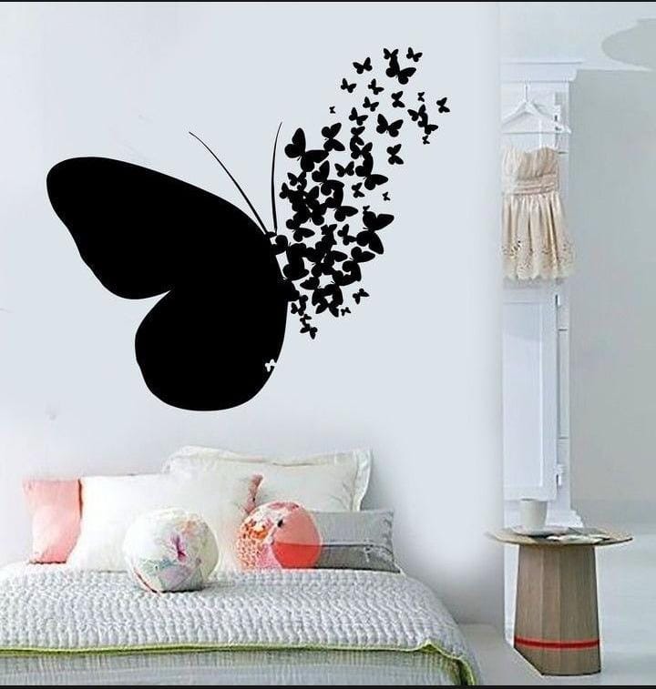 Flying Butterfly Wooden Wall Decor Butterflies WALL Decor