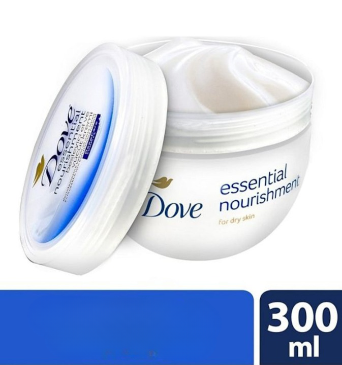 Dove Essential Nourishment Body Cream For Dry Skin, 300 ml