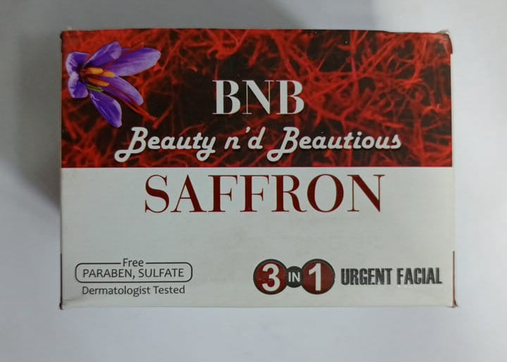 B and B Saffron Whitening Facial Kit 3 in 1 - Urgent