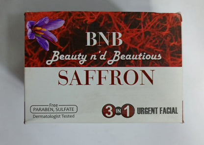 B and B Saffron Whitening Facial Kit 3 in 1 - Urgent