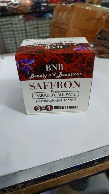 B and B Saffron Whitening Facial Kit 3 in 1 - Urgent