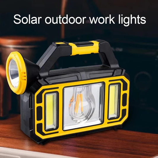 Solar Lantern Emergency Camping Lamp + Mobile Power Bank for Outdoor