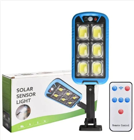 Solar Street COB Light With Sensor ZB-150B | Motion Sensor Security Streetlights