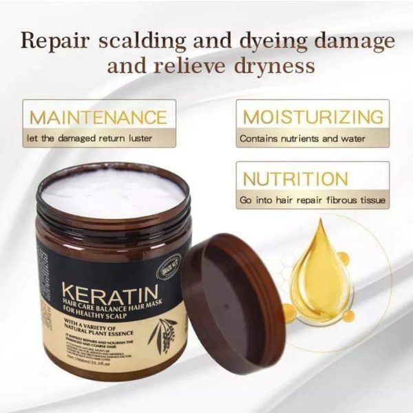 Sealed Packed | Keratin Hair Mask Treatment Your Secret to Shiny, Healthy