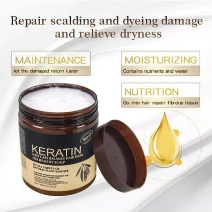Sealed Packed | Keratin Hair Mask Treatment Your Secret to Shiny, Healthy