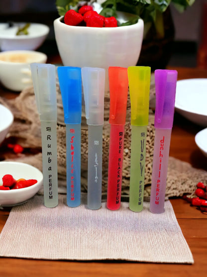 Pack of 6 Long Lasting Pocket Perfume
